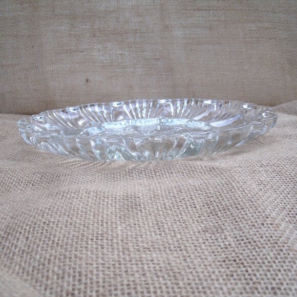 Vintage Anchor Hocking Deviled Egg Glass Tray - Picture 5 of 16
